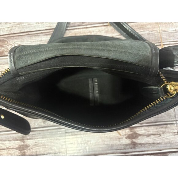 COACH Leather Patricia's Legacy Saddle Flap Messenger Crossbody Bag 9951 Vintage - Picture 8 of 11